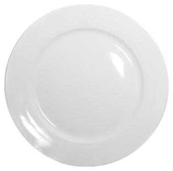 Тарелка мелкая ROAL BONE 9" Ø 23 см (фарфор) белая