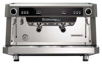 Кофемашина полуавтоматическая Nuova Simonelli Nuova Aurelia SEM 2Gr S 220V metallic grey+high groups+Group Display+Double wall steam wand+LED
