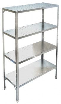 Стеллаж с перфорированными полками ТЕХНО-ТТ СТР-414/900 краш