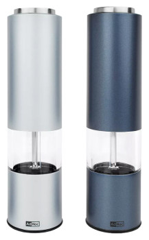 Набор электрических мельниц для перца и соли Adhoc eMill.3 EP96 темно-синий / светло-голубой