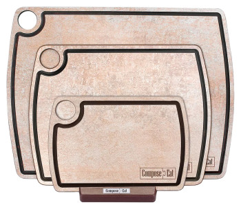 Набор разделочных досок ComposeEat NRD30433KL6 3 шт., порфир кремовый