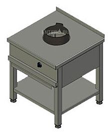 Плита газовая Вулкан KSW 01 8169 WOK