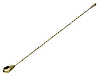 Ложка барная Lumian Тeardrop L0307 40 см, бронзовая