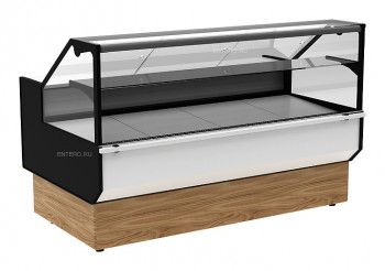 Морозильная витрина Полюс GC95 SL 1,5-1 KombiLux / INOX (ВХСн-1,5 Carboma GC95)