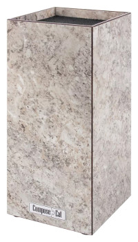 Подставка для ножей ComposeEat PDN103031OA4 10х10х23 см, мрамор серый