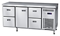 Стол холодильный Abat СХС-60-02 (2 ящика, 1 дверь, 2 ящика, без борта)