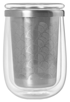 Термобокал для заваривания чая Adhoc Fusion Glass TF20