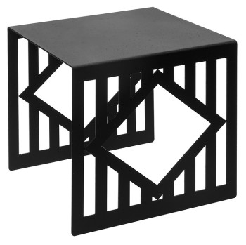 Подставка фуршетная Luxstahl Квадрат 170х170х170 мм черная