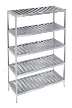 Стеллаж кухонный Марихолодмаш С-4Р-0,65/1,2/1,8 нерж. сталь