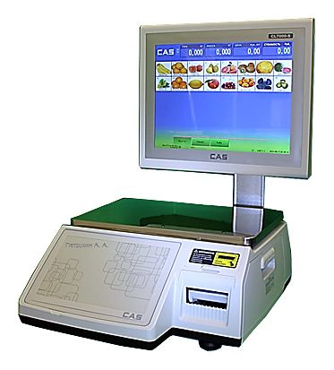 Весы торговые CAS CL7000-30S TCP-IP