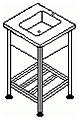 Ванна моечная ТММ ВМРЦ 1/400