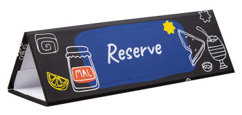 Табличка резерв Luxstahl Салют