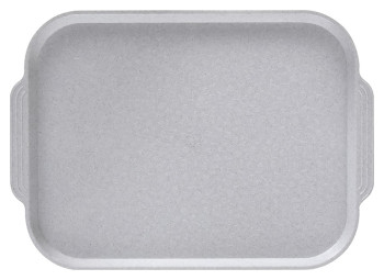 Поднос столовый Клен СКГП 004-ПО0313В 450х355 мм (полистирол) с ручками светлый гранит