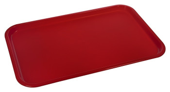 Поднос столовый Клен PS Red 4410 530х330 мм (полипропилен) красный