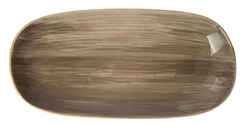 Блюдо овальное Corone Natura HL900630B 255х125 мм серо-коричневое