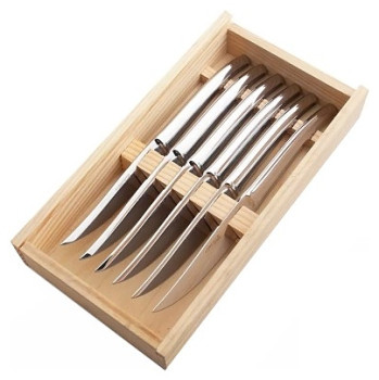 Набор ножей для стейка CRISTEMA PCP-1115-06M 6 шт., зеркальная полировка