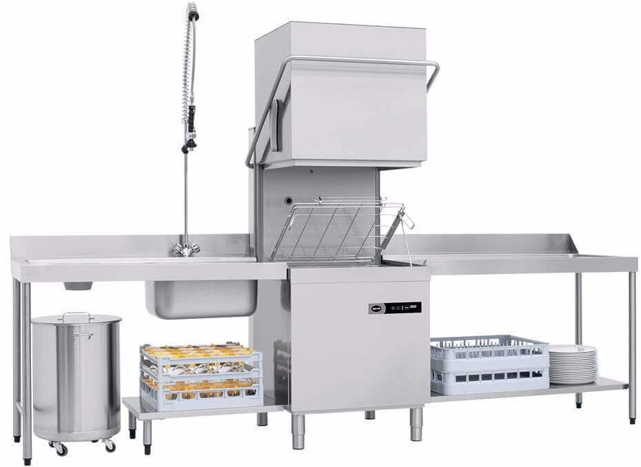 Купольная посудомоечная машина Apach AC990 + доз. моющего средства