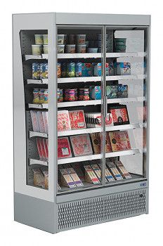 Горка холодильная ISA Slim GD 190 RV TN Double glass door