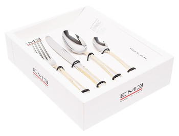 Набор столовых приборов EME Luigi XVI Gold Decor P13AEXVI/OR 24 шт.