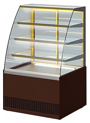 Витрина кондитерская Golfstream Селенга CSG 80 НО коричневая