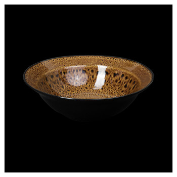 Тарелка глубокая Tvist Madeira 8" 500 мл коричневая