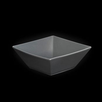 Салатник квадратный «Corone» 300 мл серый