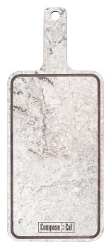 Доска разделочная ComposeEat DRRJ37153031OA4 37х15 см, с ручкой, мрамор серый