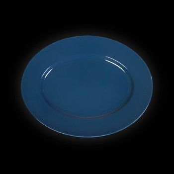 Блюдо овальное «Corone» 202х160 мм синее