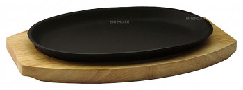 Сковорода порционная Luxstahl DSU-S-D2 240х140 мм, чугун, на подставке
