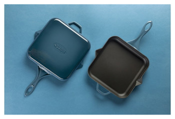 Сковорода квадратная Hosse HS K KTV 2828 BLUE 28х28 см синяя