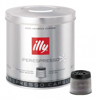 Кофе молотый в капсулах illy ipso home (темная обжарка)