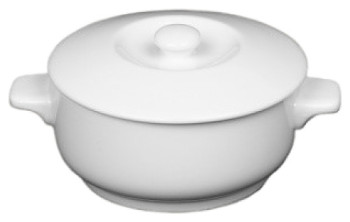 Горшочек с крышкой Corone White LQ-Q3001 ivory 120х120 мм