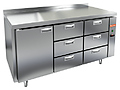 Охлаждаемый стол Hicold GN 133/TN P (без агрегата)