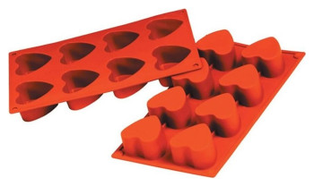 Форма силиконовая P.L. Proff Cuisine 81200444 "Сердце" 8 ячеек