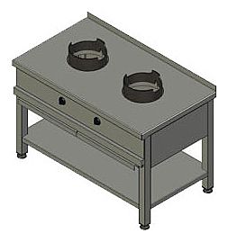 Плита газовая Вулкан KSW 02 8161 WOK
