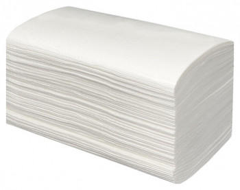 Полотенца бумажные Merida V-ТОП 4000 1-слойные, белые (20х200 листов)