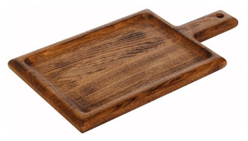 Доска для подачи Luxstahl Гриль 180х360 мм легкий обжиг