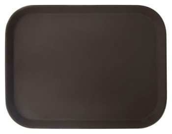 Поднос Luxstahl 1418CT Brown, прорезиненный