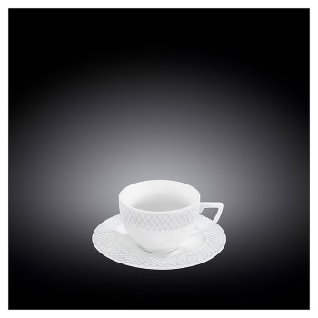 Набор из 6 кофейных чашек с блюдцами Wilmax WL-880107/6C