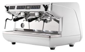 Кофемашина автоматическая Nuova Simonelli Appia Life 2gr Timer 220V white+high groups+economizer