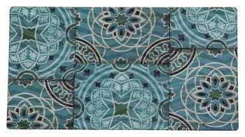 Блюдо сервировочное P.L. Proff Cuisine 541307B-TAI Damask Blue 32,5х17,6х1,8 см (меламин) прямоугольное