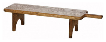 Доска сервировочная Luxstahl Антипасти с подставкой 600х180 мм, дуб