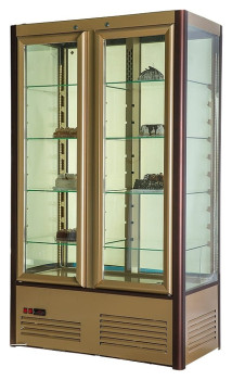 Витрина кондитерская Carboma R800C LATIUM (D4 VM 800_1), бежевый-коричневый
