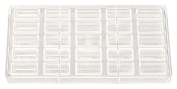 Форма для шоколада P.L. Proff Cuisine 73038014 "Прямоугольник" 25 ячеек
