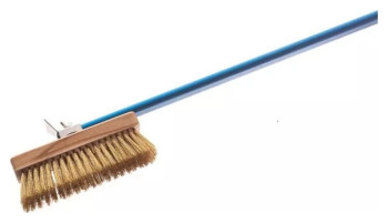 Щетка для печи GiMetal AC-SP/120 l=120 см c поворотной головкой 20х6х10,5 см (скребок нерж. сталь, щетина латунь)