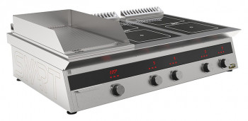 Плита индукционная комбинированная SMART INDUCTION K76-35RKN (с грилем)