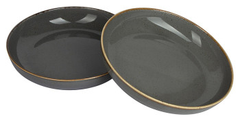 Набор из 2 салатников Porland Seasons POR0020 220 мм тёмно-серый