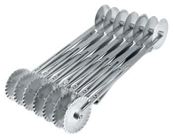 Нож роликовый P.L. Proff Cuisine 94001017 двухсторонний, раздвижной, 10 лезвий, 500 мм