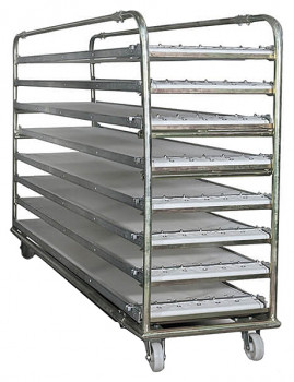 Тележка подовая Porlanmaz Bakery Machinery PMKF 180T нерж.сталь