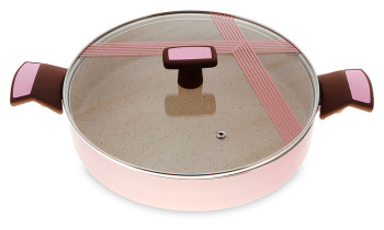 Сотейник Kitchenstar SYB-O120AK-0228 с крышкой 28 см